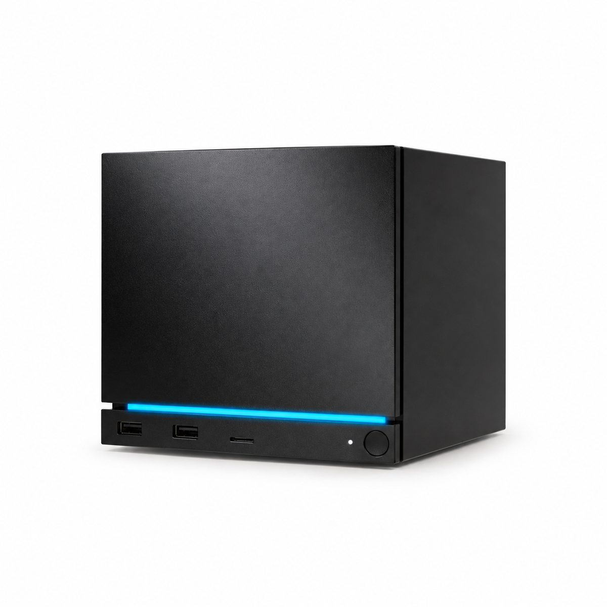 Valve Steam Machine – šikmý pohľad spredu