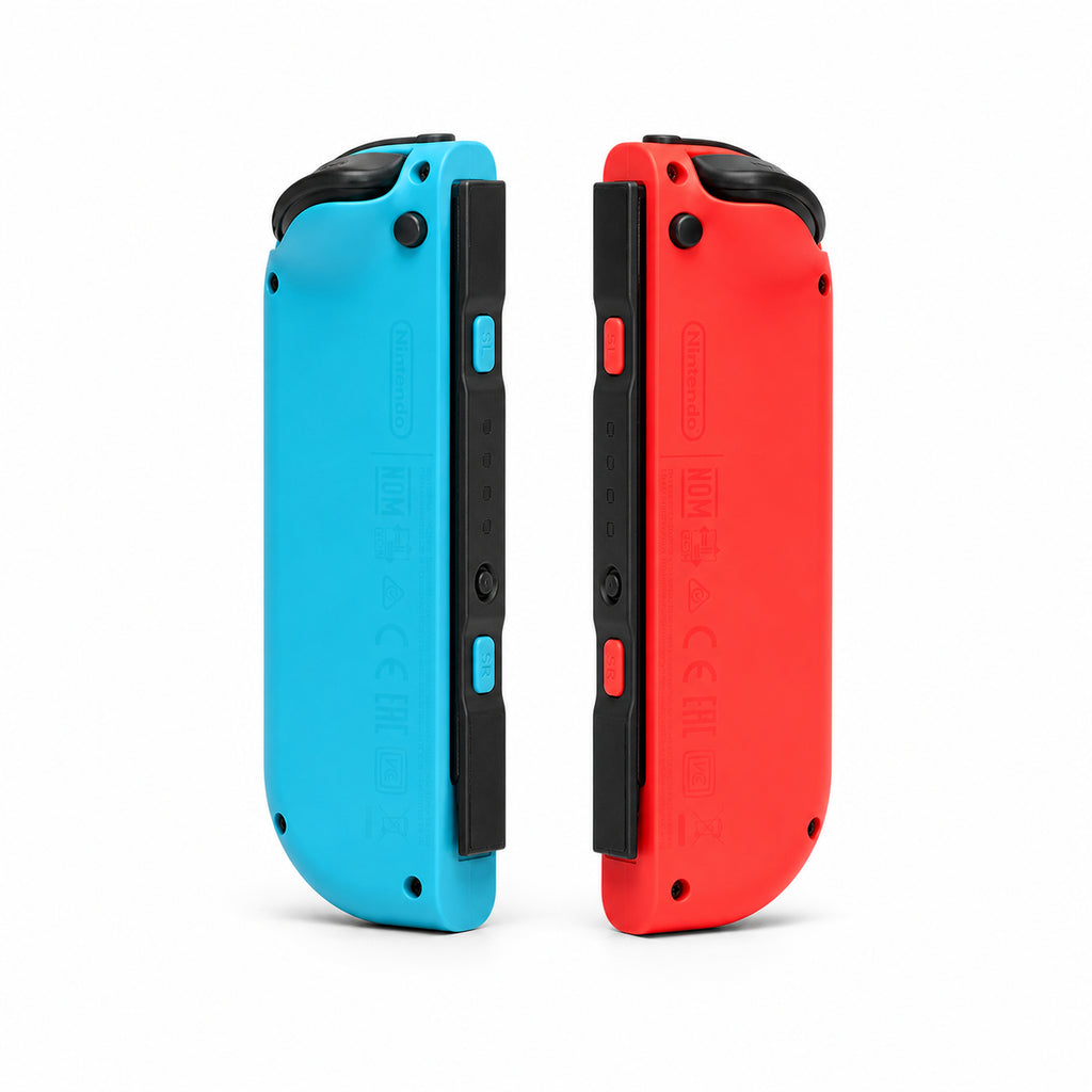 Nintendo Joy-Con — pár ovládačov — pohľad zozadu