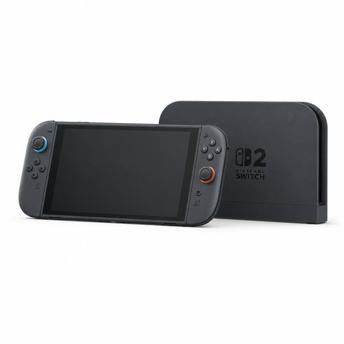 Nintendo Switch 2 — pohľad spredu s ovládačom
