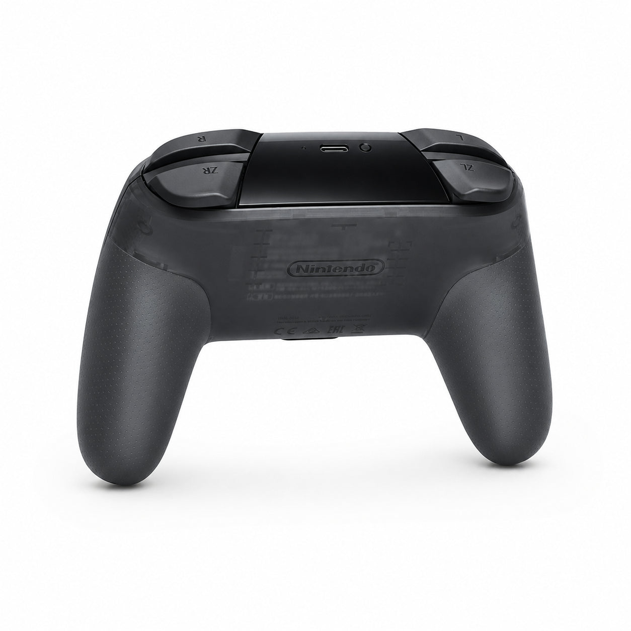 Nintendo Switch Pro Controller — pohľad zozadu