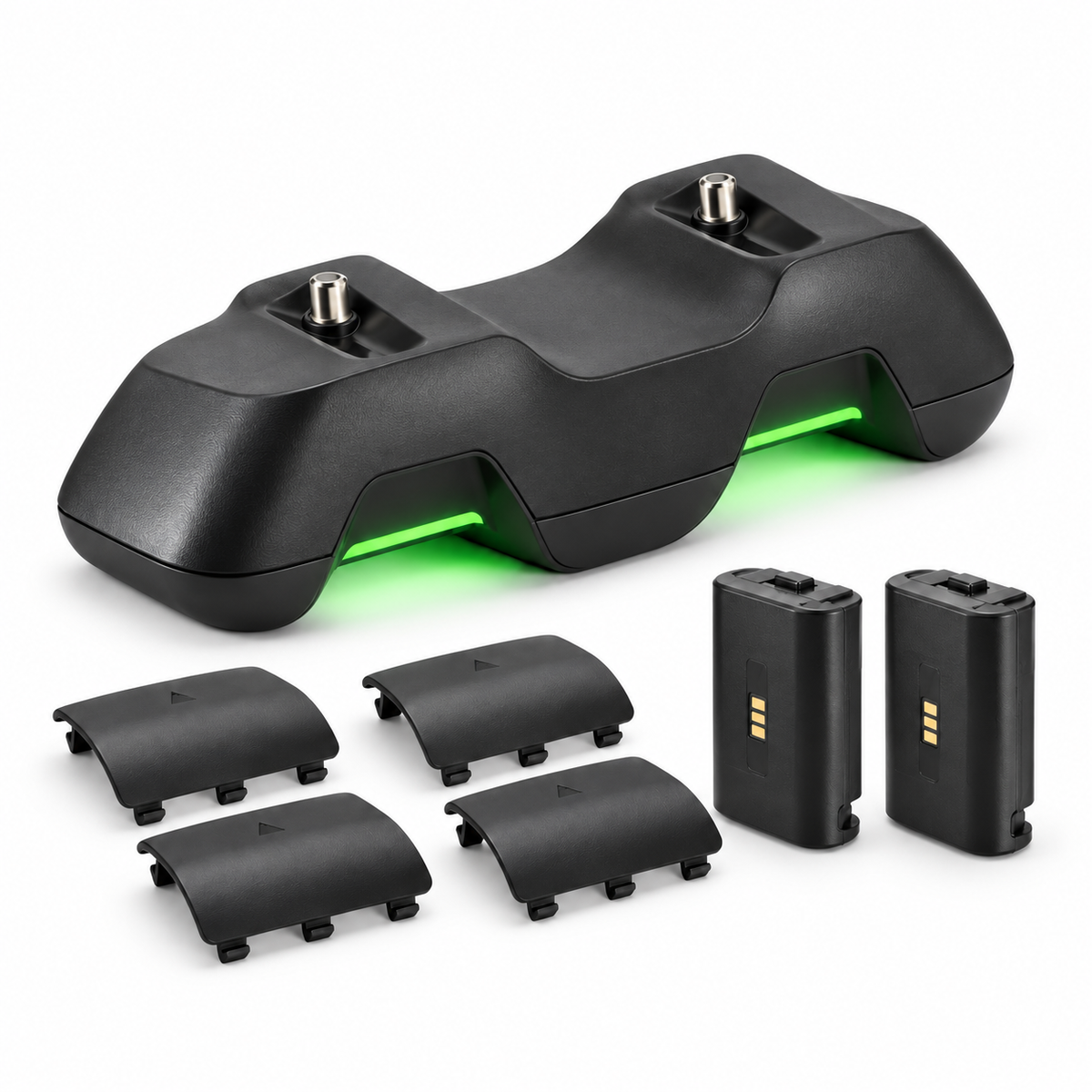 PDP Dual Ultra Slim Charge System — nabíjacia stanica s dvoma batériami a štyrmi krytmi