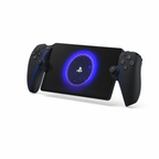 Sony PlayStation Portal Midnight Black – čierny variant, detail pod uhlom na bielom pozadí