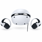 Sony PlayStation VR2 s ovládačmi Sense — čelný pohľad