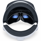 Sony PlayStation VR2 — vnútorná strana headsetu a šošovky