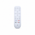 Sony PlayStation 5 Media Remote – čelný pohľad na bielom pozadí