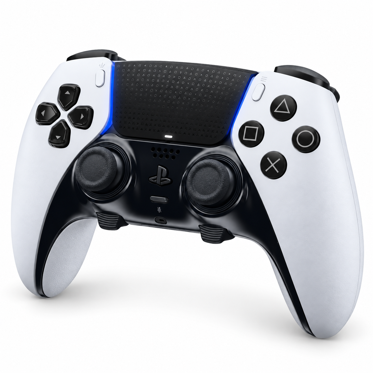Sony DualSense Edge pre PlayStation 5 — pohľad spredu z uhla