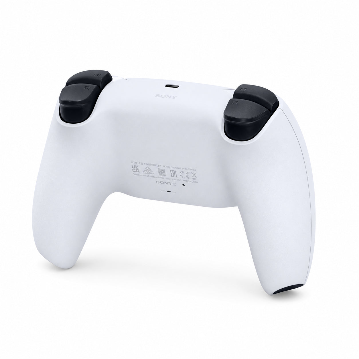 Sony DualSense — ovládač pre PlayStation 5 — pohľad zozadu