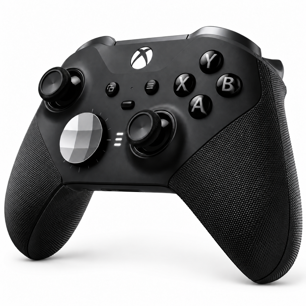 Xbox Elite Series 2 Core Black — pohľad spredu z uhla