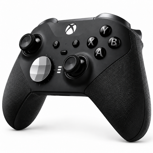 Xbox Elite Series 2 Core Black — pohľad spredu z uhla