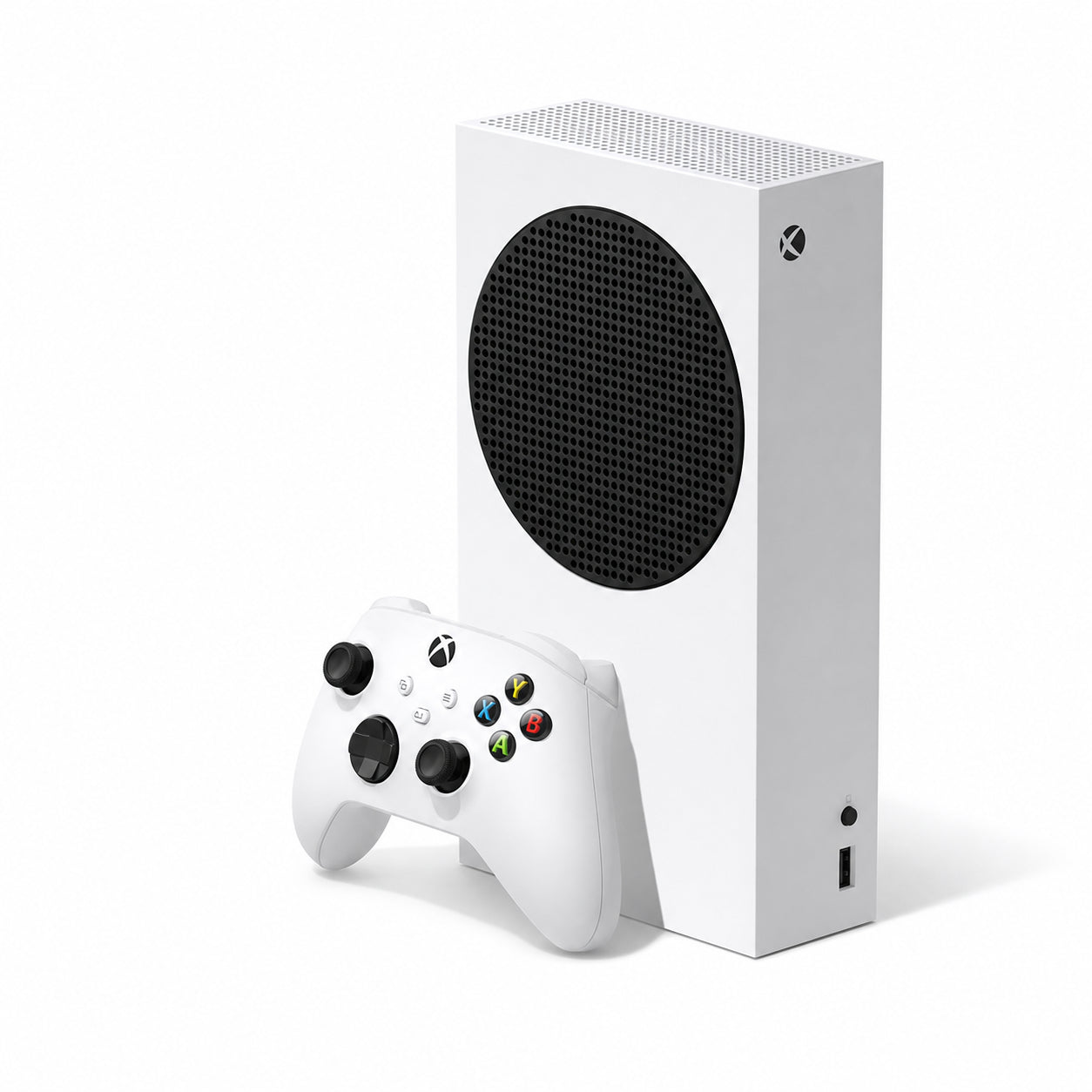 Microsoft Xbox Series S 512 GB — pohľad spredu s ovládačom